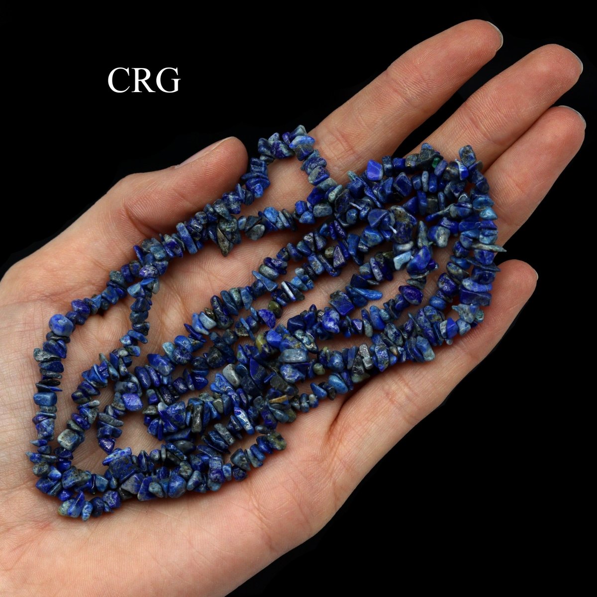 Lapis Lazuli Strand Chip Necklace (32 Inches) (1 Piece)