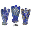 QTY 1 - Lapis Lazuli Gemstone Pocket Angel / 2" AVG