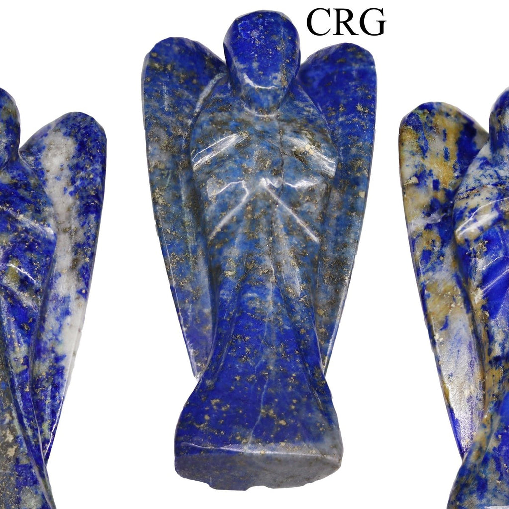 QTY 1 - Lapis Lazuli Gemstone Pocket Angel / 2" AVG