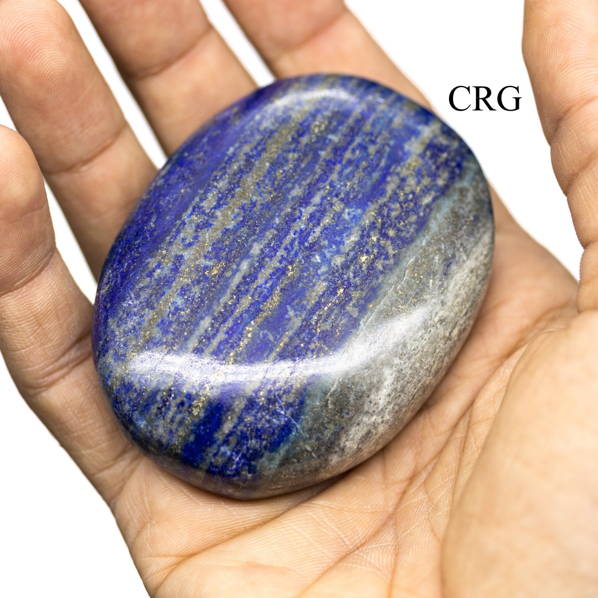 QTY 1 - Lapis Lazuli Palm Stone / 50mm AVG