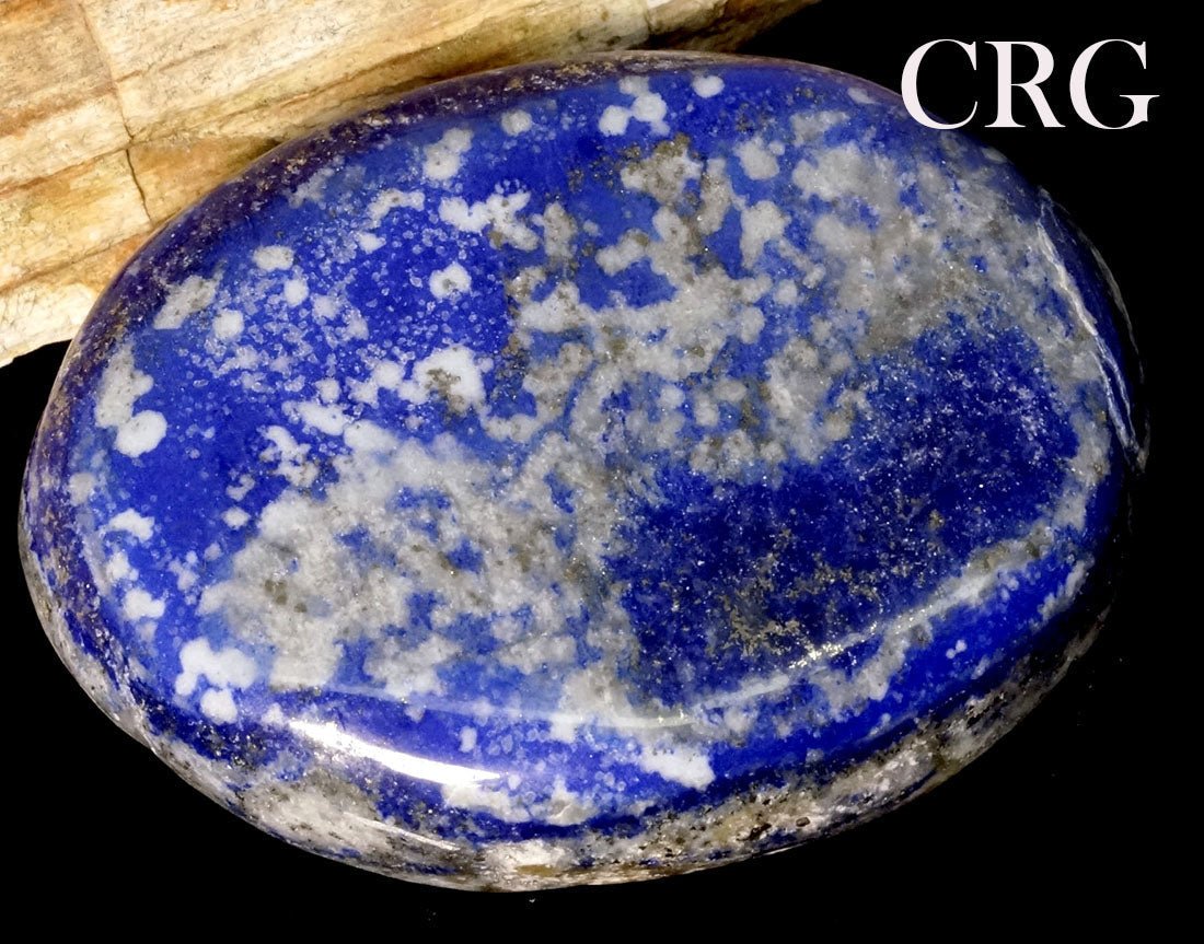 QTY 1 - Lapis Lazuli Palm Stone / 50mm AVG