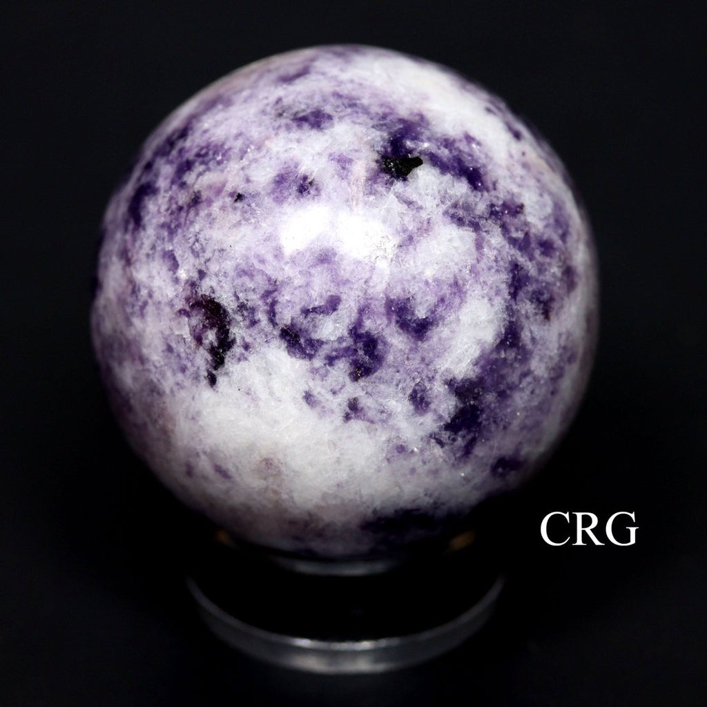 QTY 1 - Lepidolite Gemstone Sphere / 40-50mm AVG