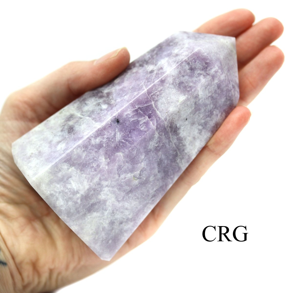 QTY 1 - Lepidolite Point / 3-5" AVG