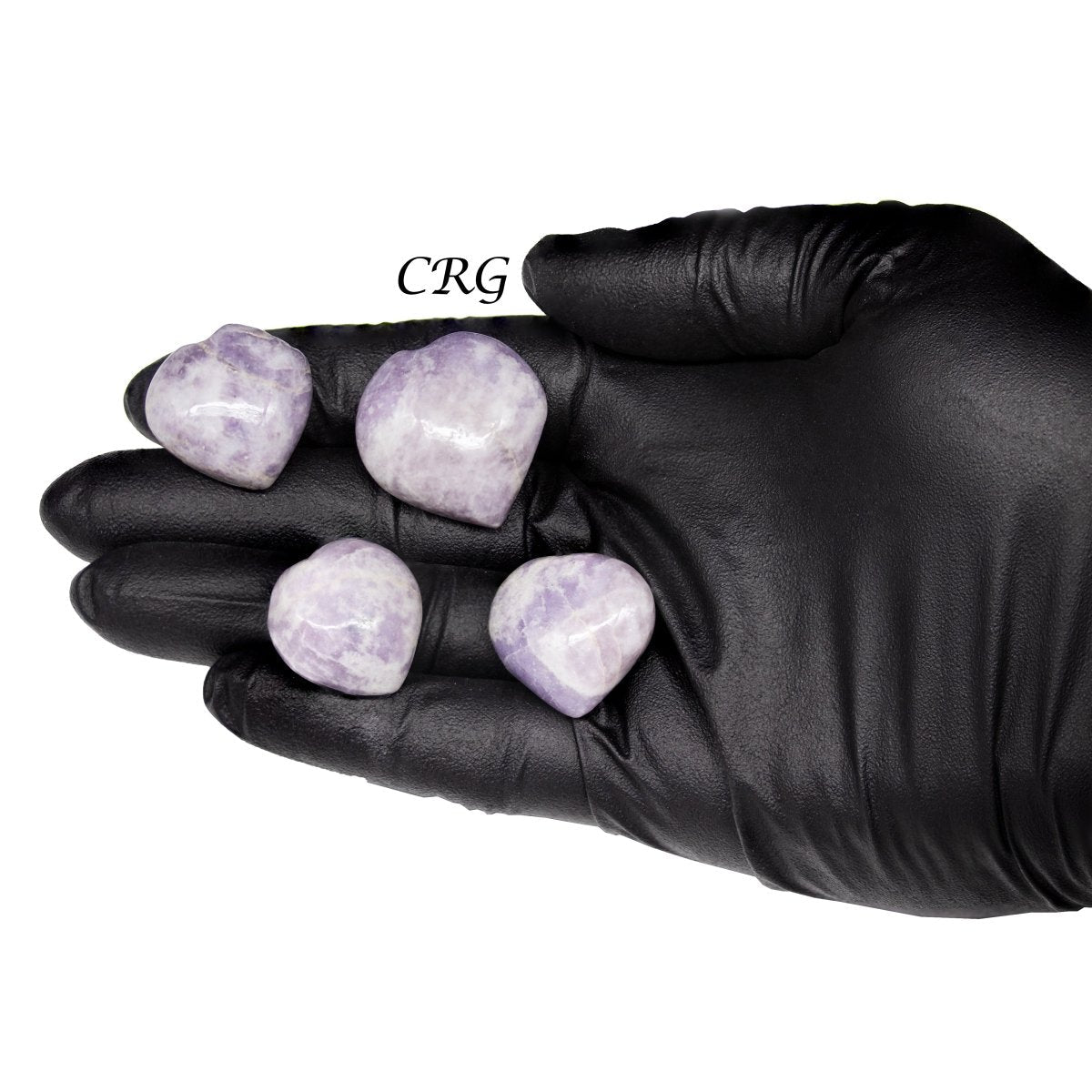 QTY 1 - Lepidolite Puffy Heart / 1-1.5" AVG
