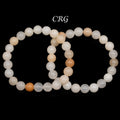 QTY 1 - Light Pink Aventurine Beaded Stretch Bracelet