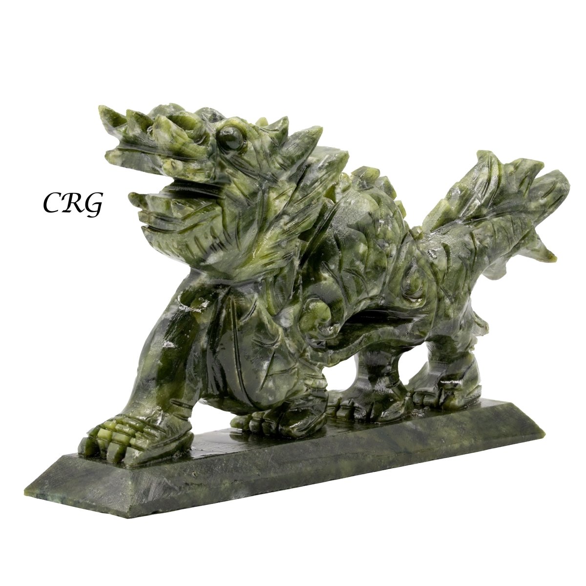 Qty 1. Lucky Crystal Jade Dragon