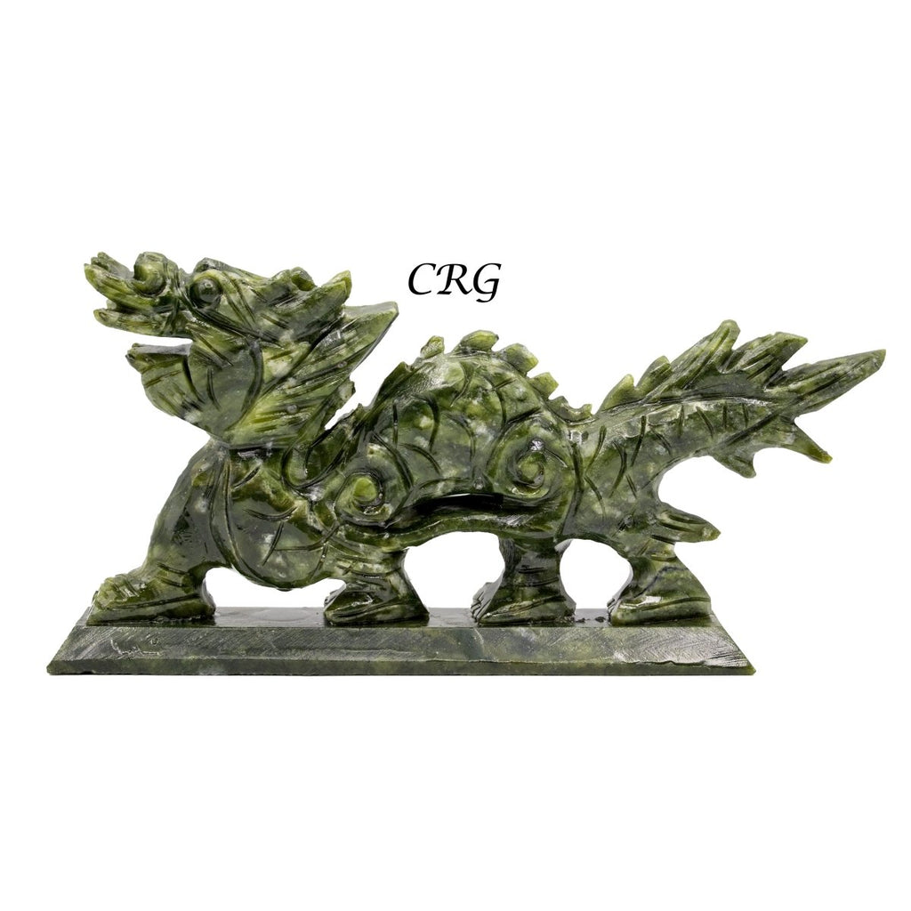 Qty 1. Lucky Crystal Jade Dragon