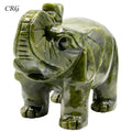 Qty 1. Lucky Crystal Jade Elephant