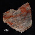 QTY 1 - Madagascar Fire Quartz Slab / 9" - 12" Avg