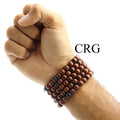 QTY 1 - Mahogany Obsidian Stretch Bracelet / 8mm AVG