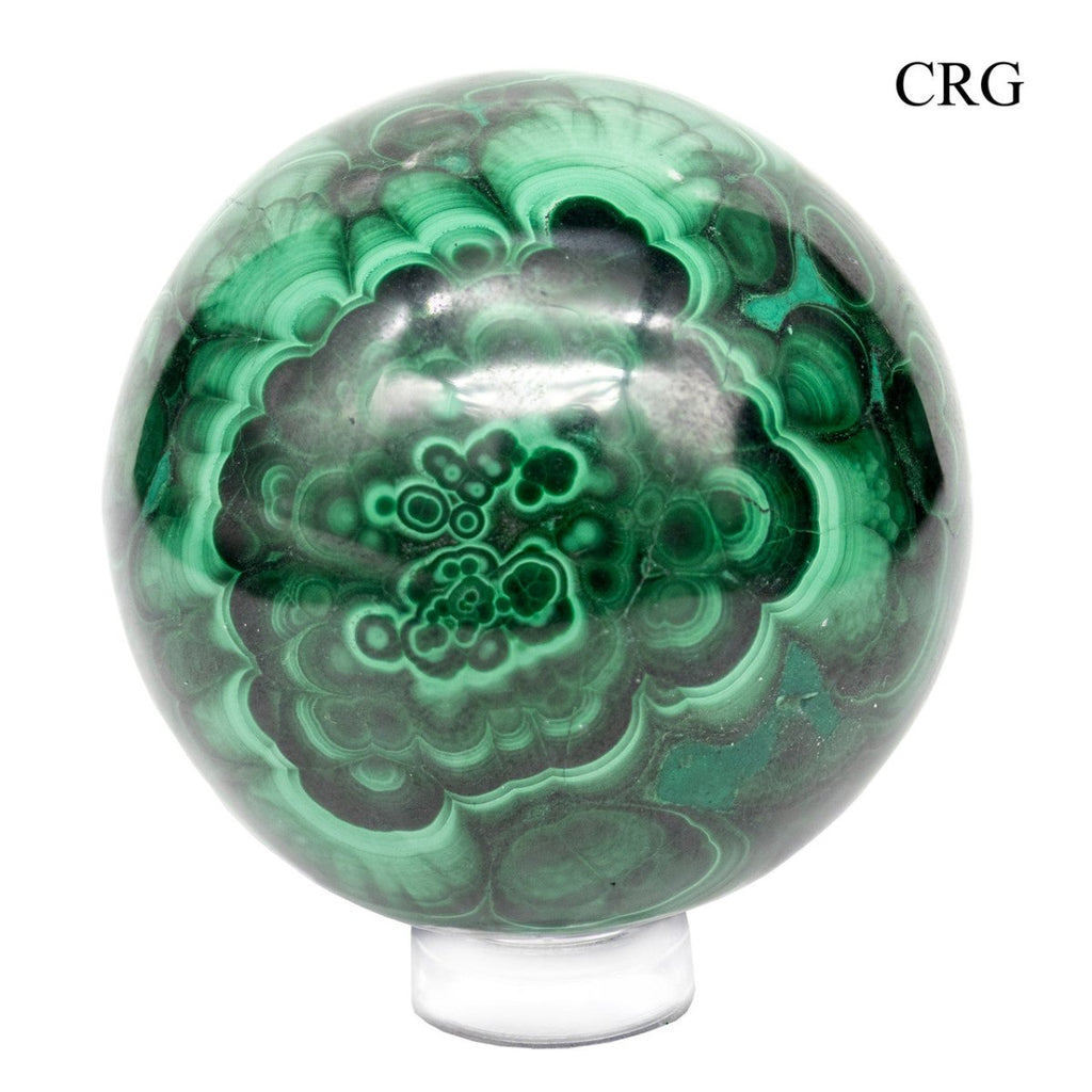 QTY 1 - Malachite Sphere / 4-5cm AVG