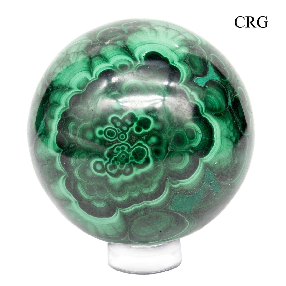 QTY 1 - Malachite Sphere / 4-5cm AVG