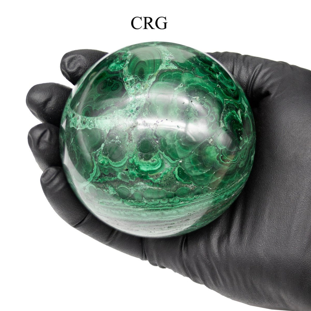 Malachite Sphere - 8-9 cm - Qty 1