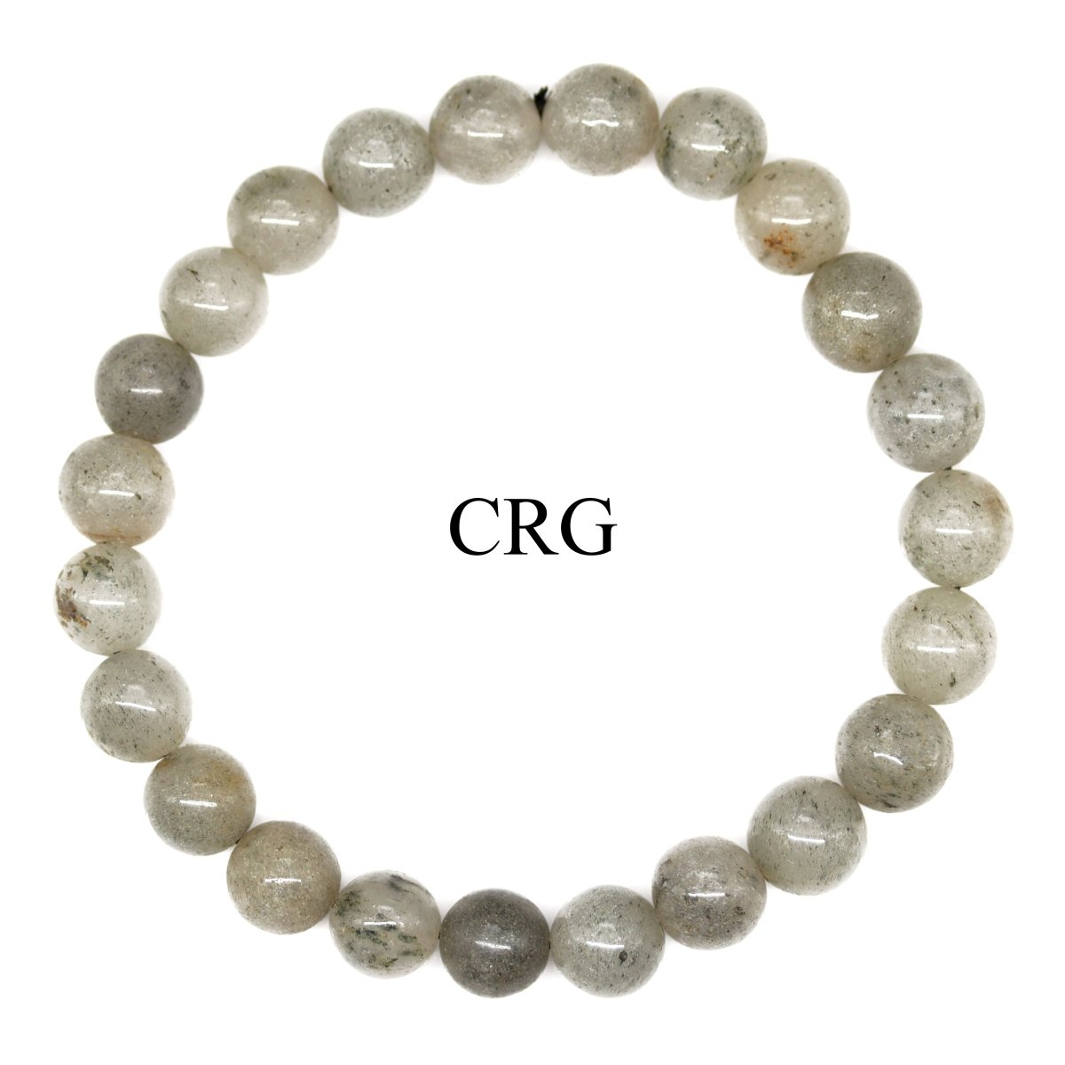 QTY 1 - Moonstone Bead Stretch Bracelet / 8mm AVG