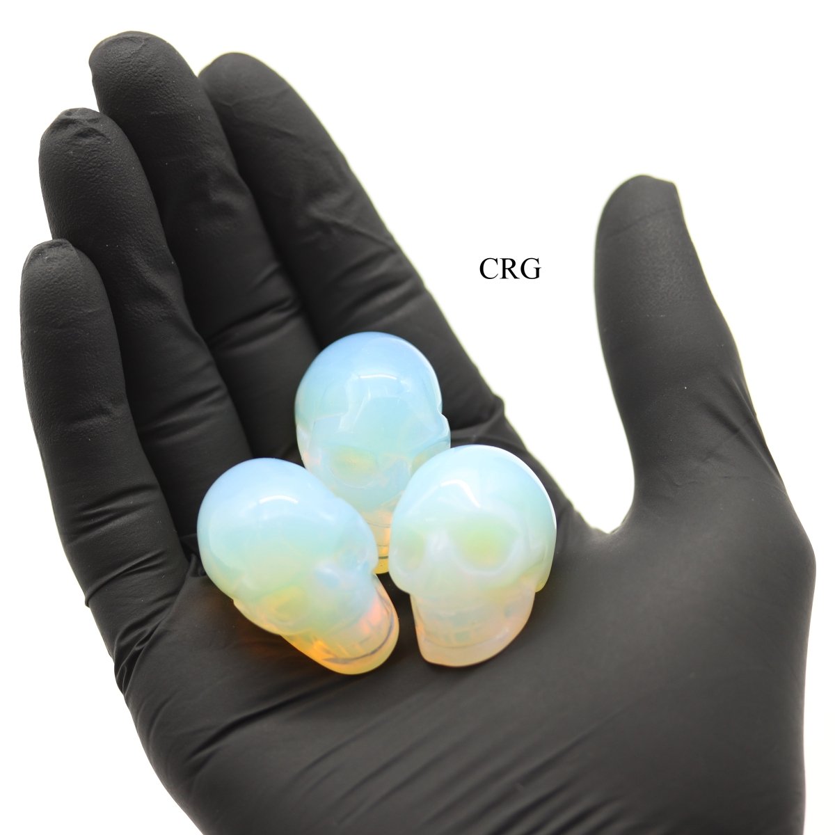 QTY 1 - Opalite Gemstone Skull / 1.5" AVG