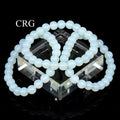 QTY 1 - Opalite Tumbled Bead Stretch Bracelet / 8mm AVG