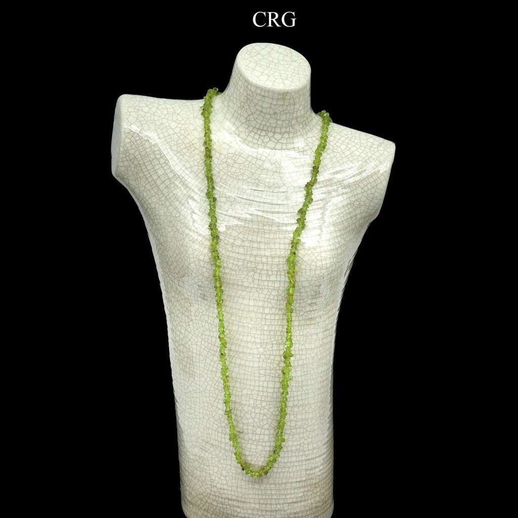 Peridot Inspired Strand Chip Necklace (32 Inches) (1 Piece)