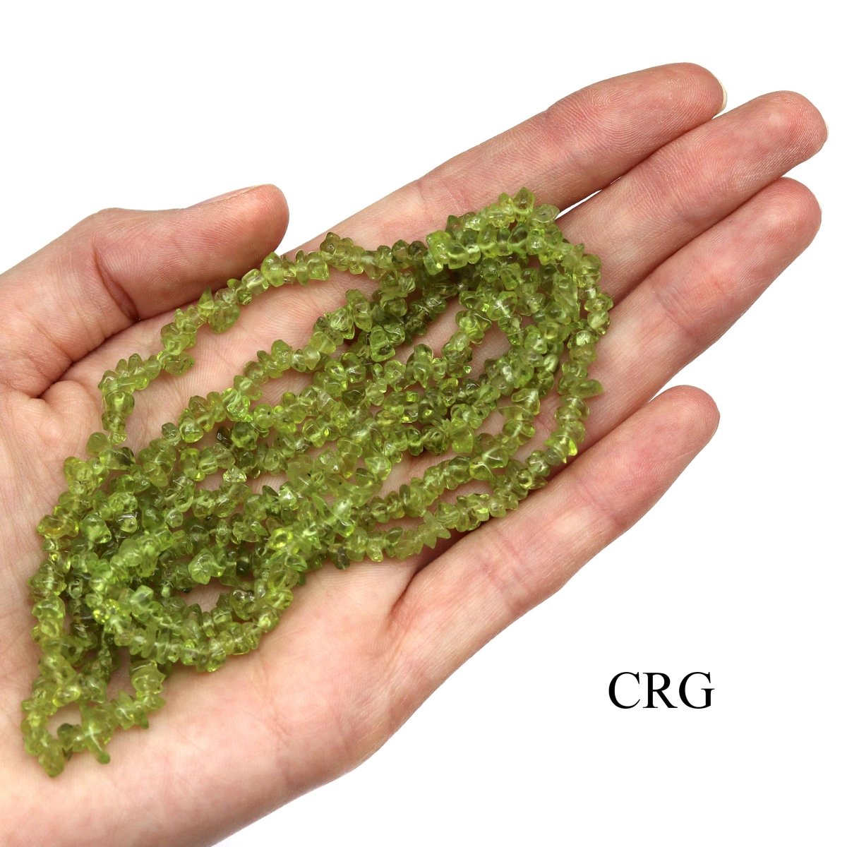 Peridot Inspired Strand Chip Necklace (32 Inches) (1 Piece)