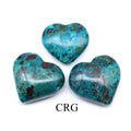Peru Chrysocolla Heart Shape 40 to 50mm