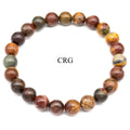 QTY 1 - Picasso Jasper Stretch Bracelet / 8mm AVG