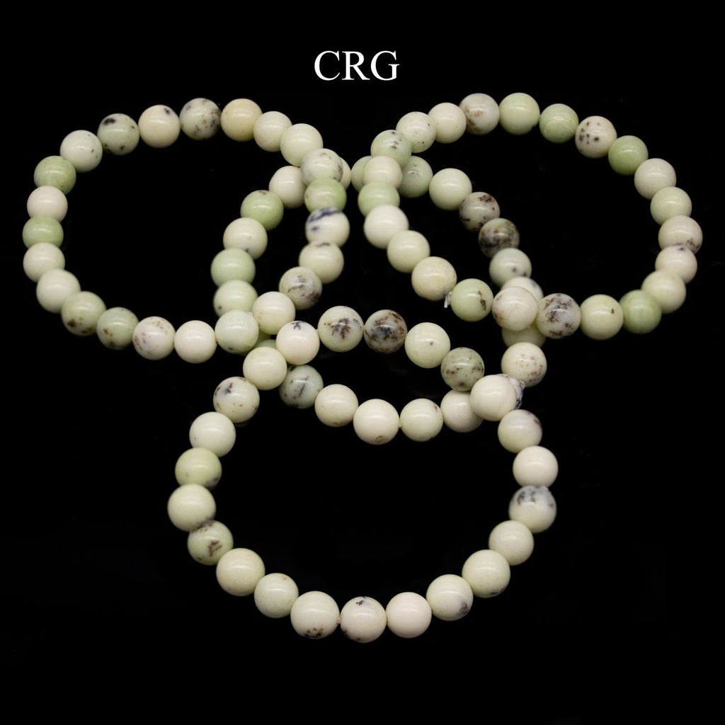 QTY 1 - Pine Jasper Stretch Bracelet / 8mm AVG