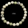 QTY 1 - Pine Jasper Stretch Bracelet / 8mm AVG