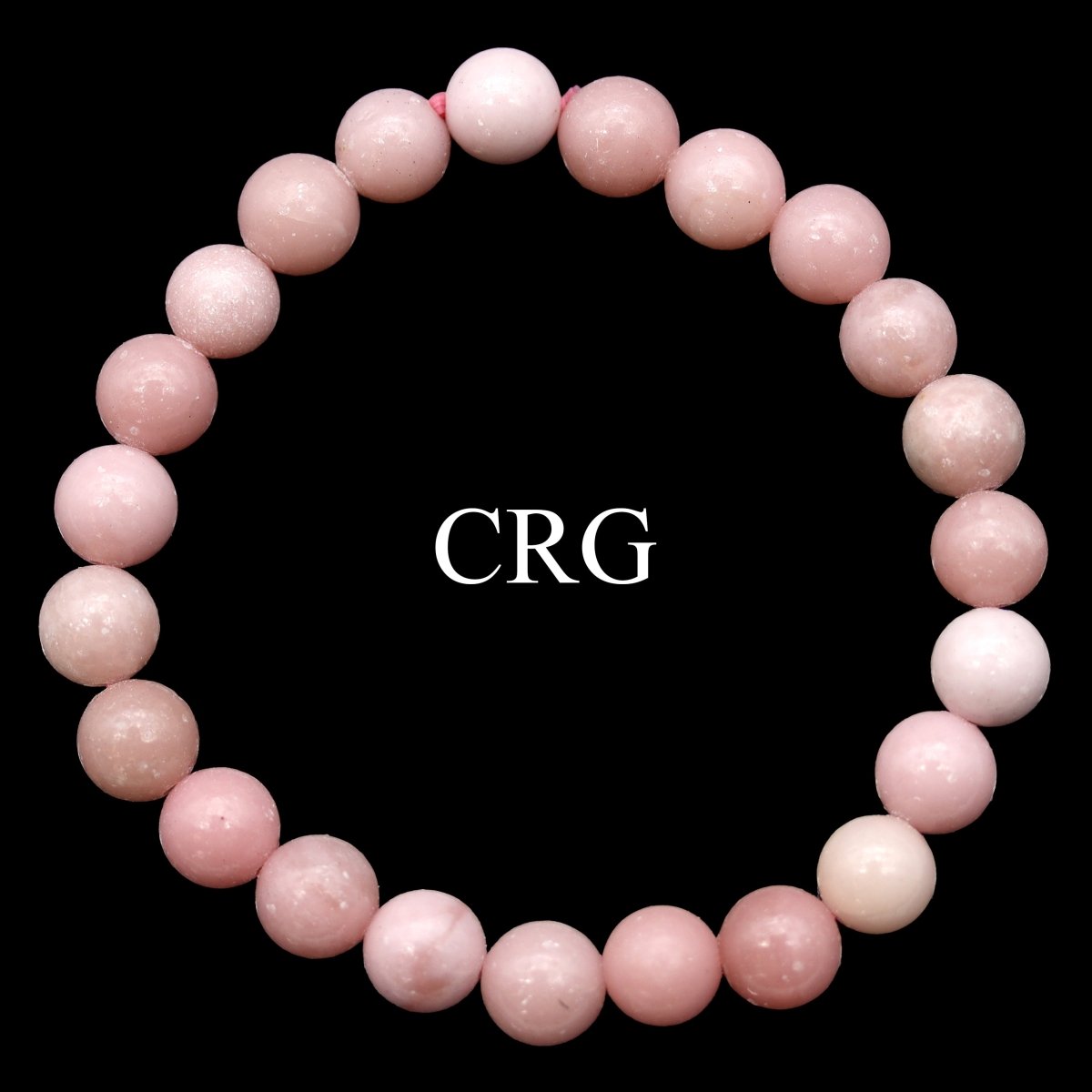 QTY 1 - Pink Opal Stretch Bracelet / 8mm AVG