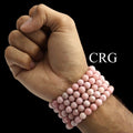 QTY 1 - Pink Opal Stretch Bracelet / 8mm AVG