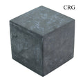 QTY 1 - Polished Shungite Cube / 10cm AVG