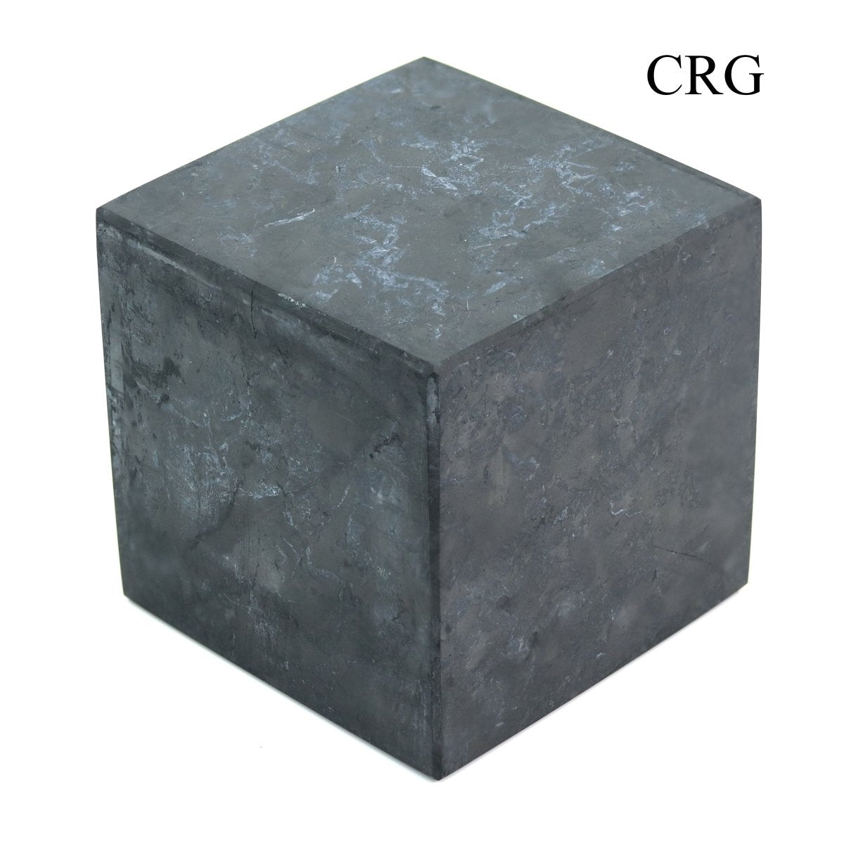 QTY 1 - Polished Shungite Cube / 10cm AVG