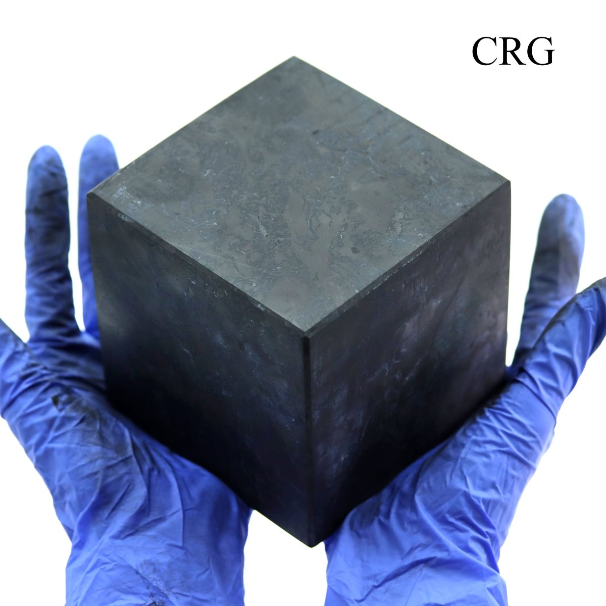 QTY 1 - Polished Shungite Cube / 10cm AVG