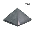 QTY 1 - Polished Shungite Pyramid / 4cm AVG
