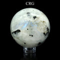 QTY 1 - Rainbow Moonstone Gemstone Sphere / 40-50mm AVG