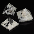 QTY 1 - Rainbow Moonstone Pyramid / 1-3" AVG