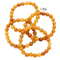 QTY 1 - Red Aventurine Stretch Bracelet / 8mm AVG