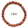 QTY 1 - Red Goldstone Stretch Bracelet / 8mm AVG