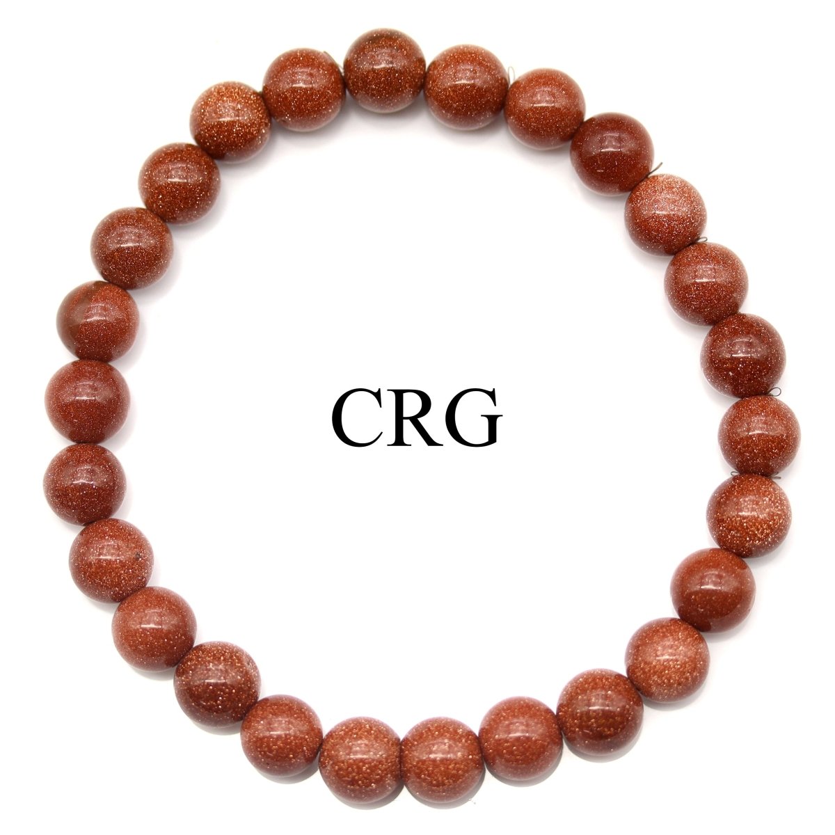 QTY 1 - Red Goldstone Stretch Bracelet / 8mm AVG