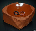 QTY 1 - Red Jasper Dish / 3.75-5" AVG