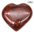 QTY 1 - Red Jasper Puffy Heart / 2-4" AVG
