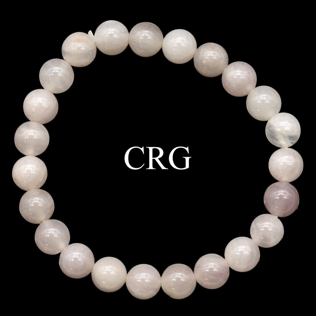 QTY 1 - Red Rutilated Quartzite (Hematoid Quartz) Stretch Bracelet / 8mm AVG