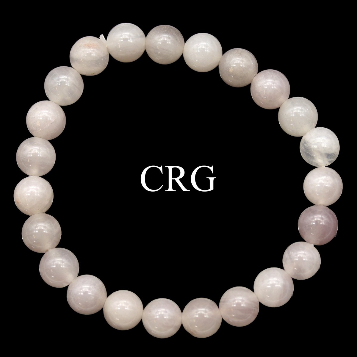 QTY 1 - Red Rutilated Quartzite (Hematoid Quartz) Stretch Bracelet / 8mm AVG
