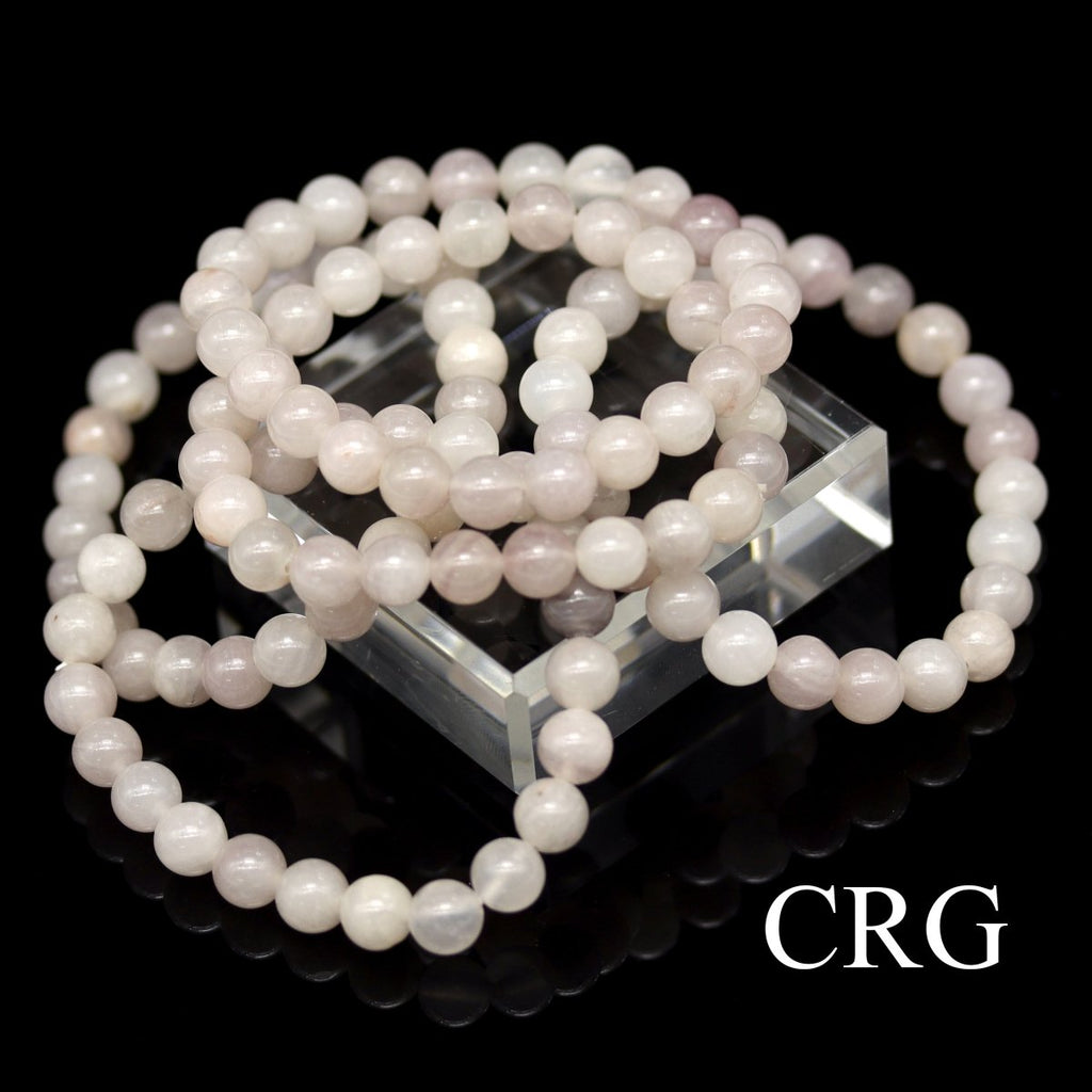 QTY 1 - Red Rutilated Quartzite (Hematoid Quartz) Stretch Bracelet / 8mm AVG