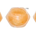 Red Selenite Hexagon Bowl (1 Piece)