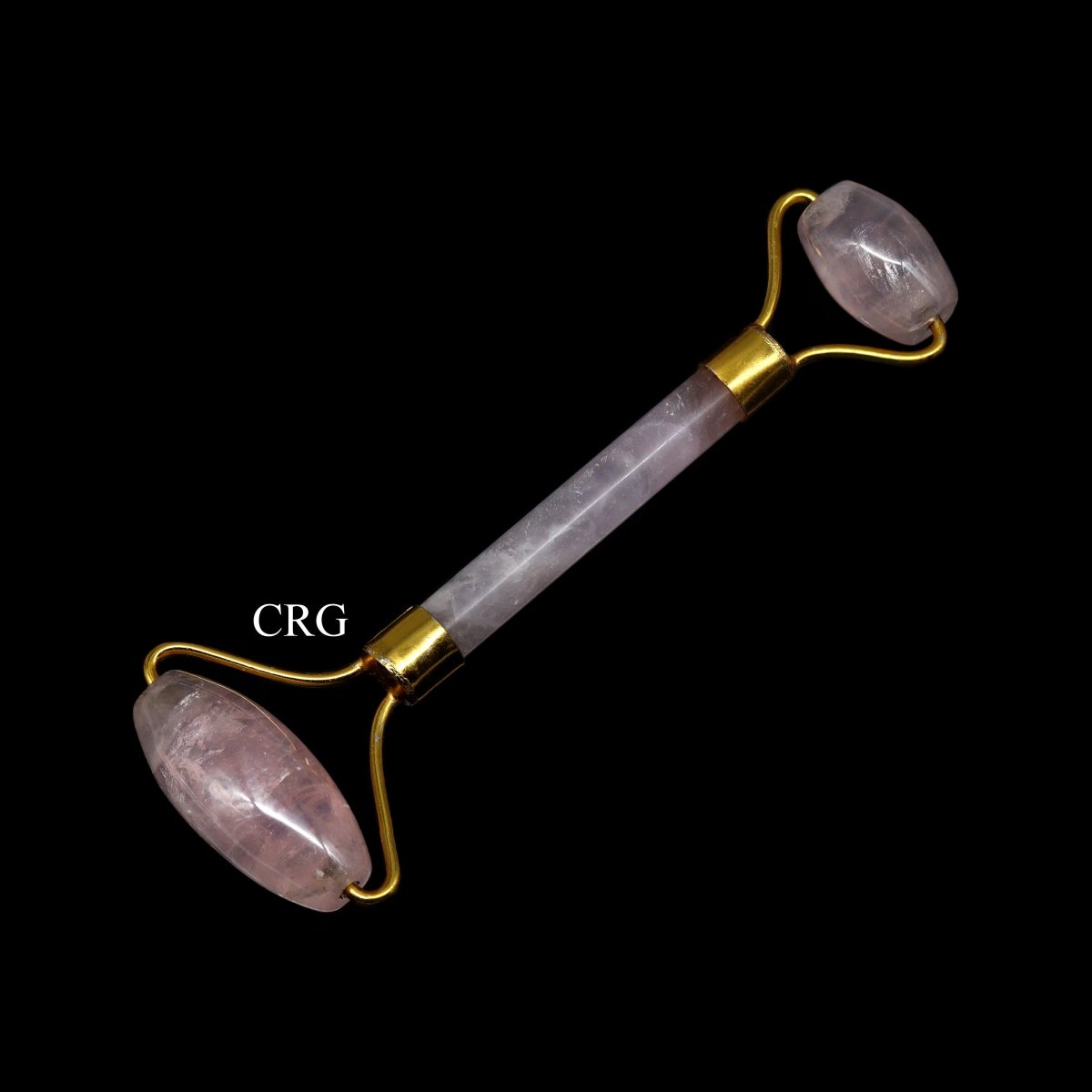 QTY 1 - Rose Quartz Gemstone Facial Massage Roller / 5.5" AVG