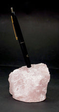 QTY 1 - Rose Quartz Pen Holder / 3-4" AVG
