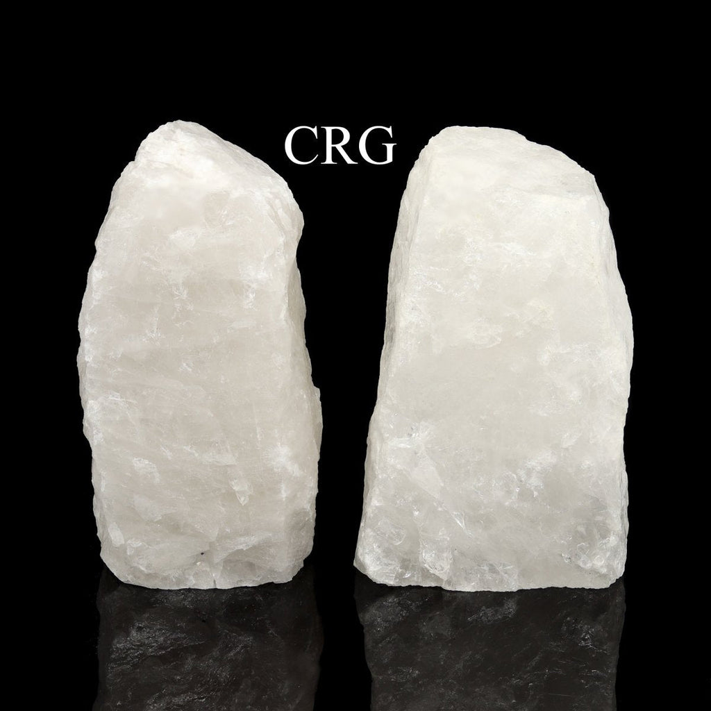 QTY 1 - Rough Crystal Quartz Lamp / CORD AND BULB INCLUDED / 5" AVG