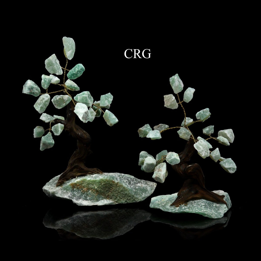 QTY 1 - Rough Green Quartz Gemstone Tree / 4-5" AVG