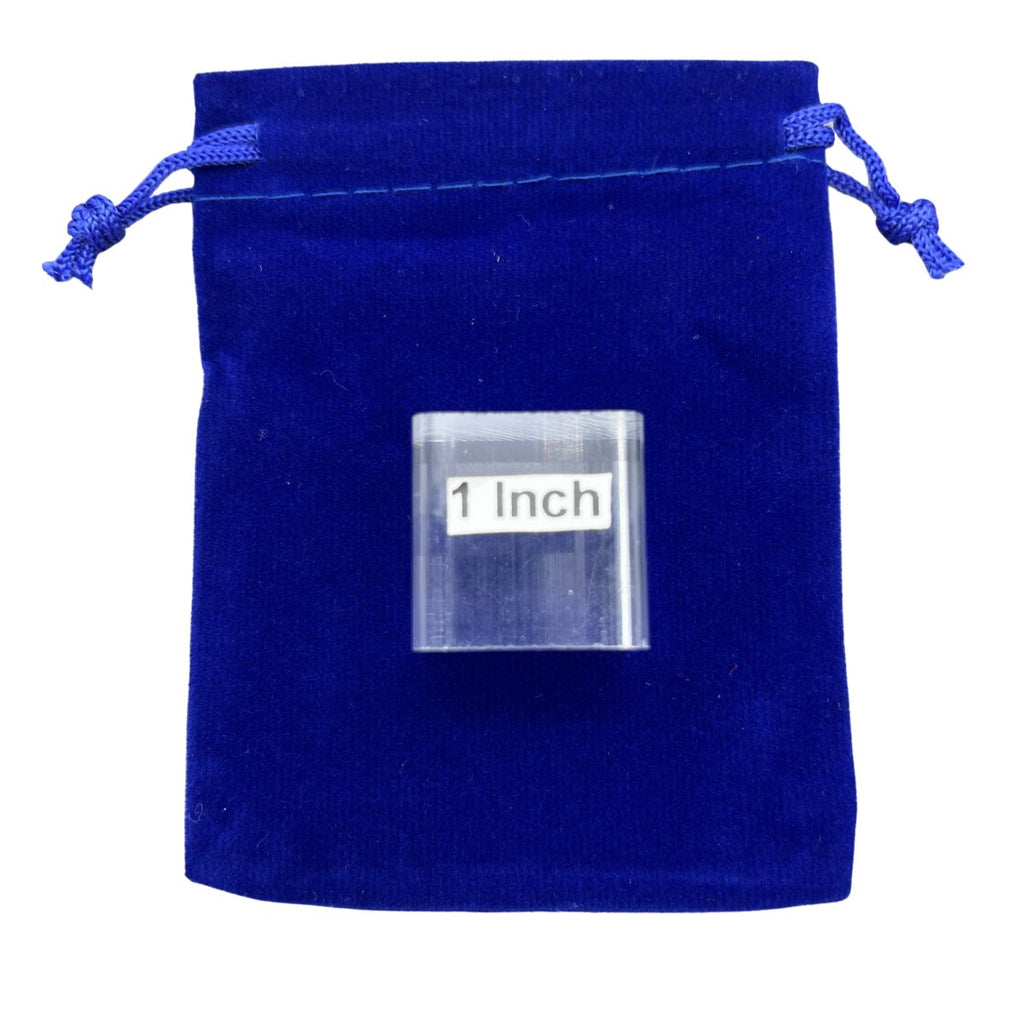 Royal Blue Deluxe Plush Velvet Pouch 3x4" (1 Piece)