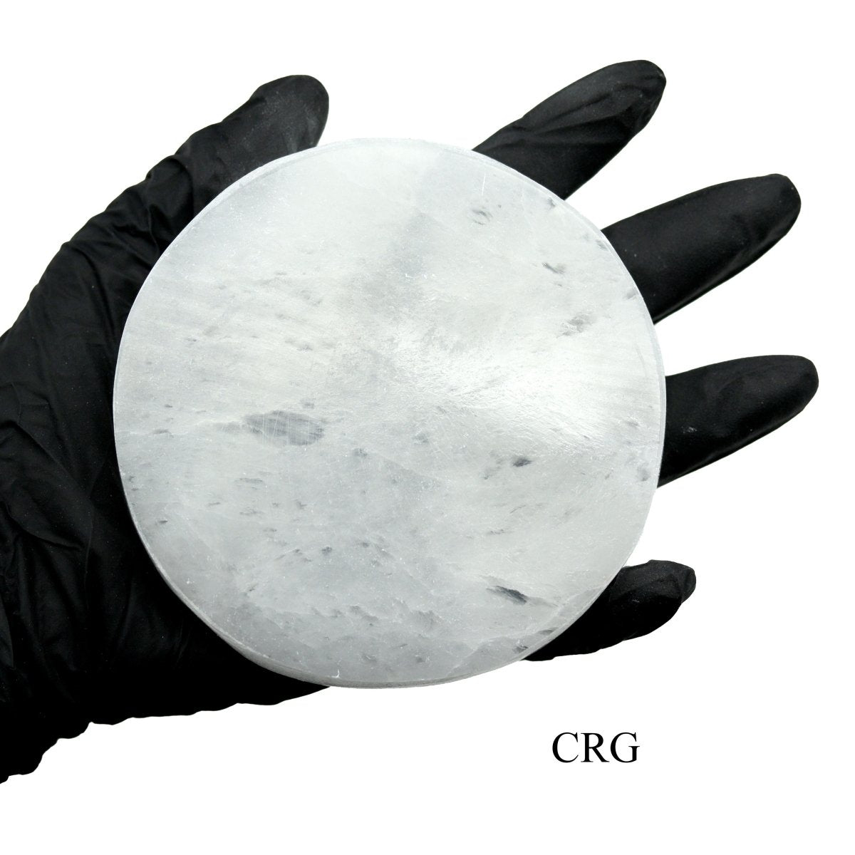 Scratch and Dent Selenite Slab Plate 14cm (1 Piece)