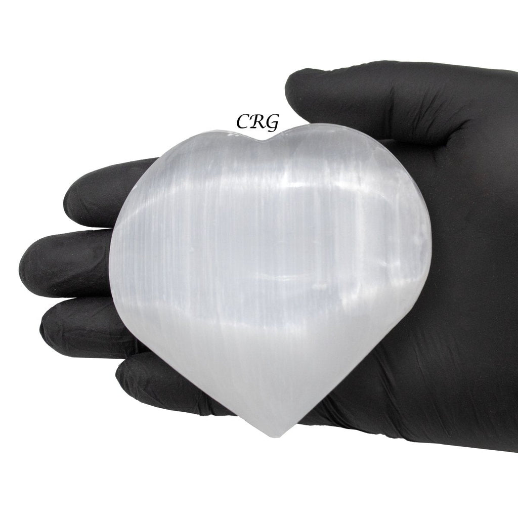 Selenite Heart 10cm (1 Piece)